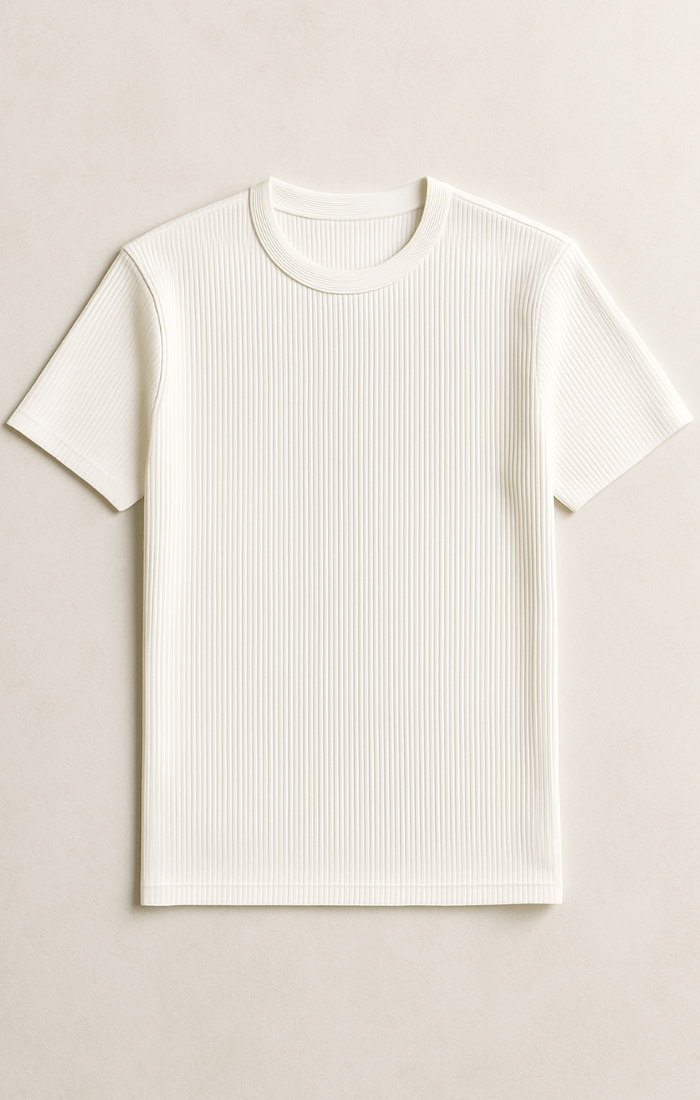 Men's Ribbed Cotton Shirt