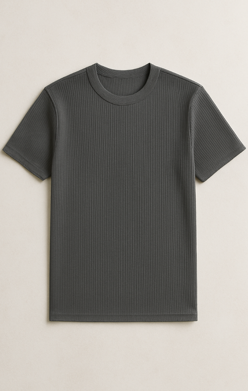 Men's Ribbed Cotton Shirt