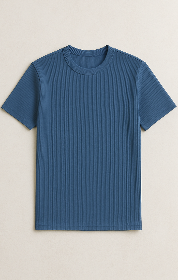 Men's Ribbed Cotton Shirt