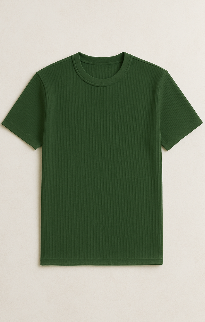 Men's Ribbed Cotton Shirt